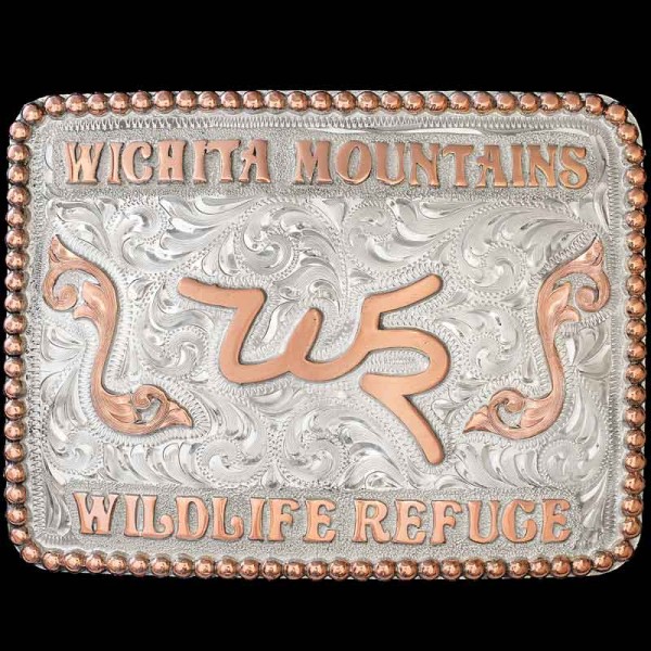 This stunnin' belt buckle is the perfect design for simple customizations like your ranch brand, company logo, name and more. Personalize it now!